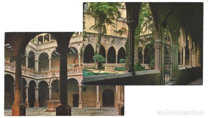 Postales: LOTE DE 2 POSTALES- TORTOSA.- CLAUSTROS, FOT. DAUFI. TARRAGONA- SIN CIRCULAR (A&Ntilde;OS 70)