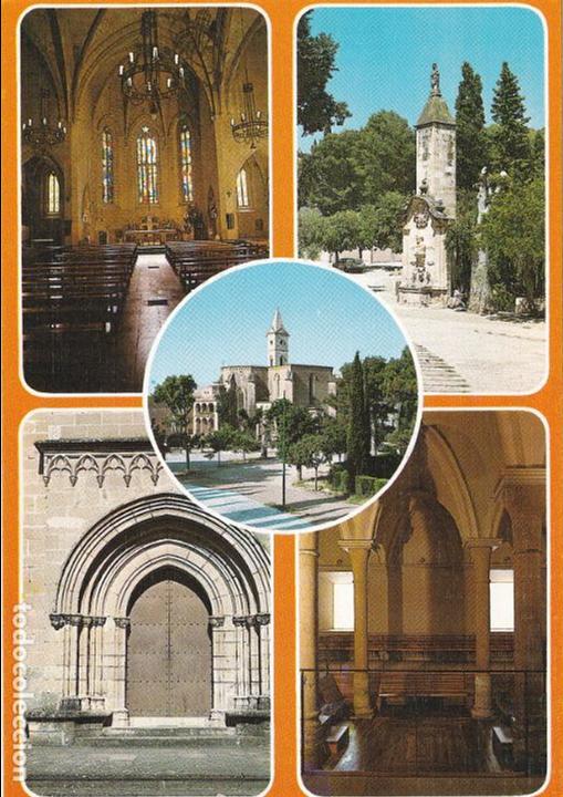 Postales: santa maria de les avellanes balaguer, esglesia, font i sala capitular, lerida