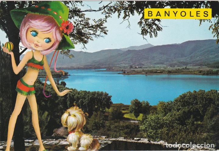 Postales: banyoles, ba&ntilde;olas, gerona - Foto 1