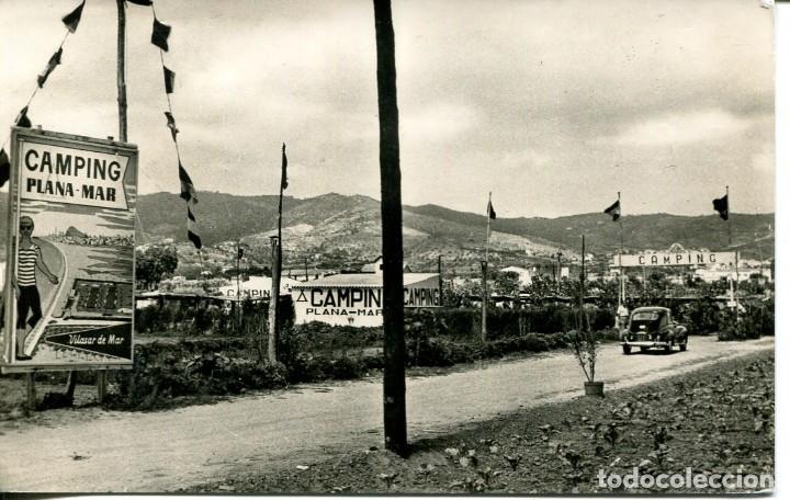 Postales: VILASAR DE MAR-CAMPING PLANA-MAR-FOTOGR&Aacute;FICA-ALARC&Oacute;N- RARA