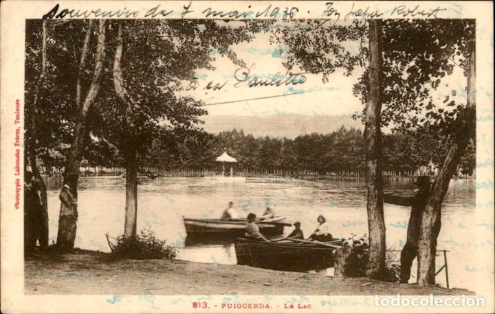 Postales: Puigcerda &ndash; Pirineo Catalan &ndash; El lago - 14 x 9 cms &ndash; Circulada - Fototipia Labouche Freres