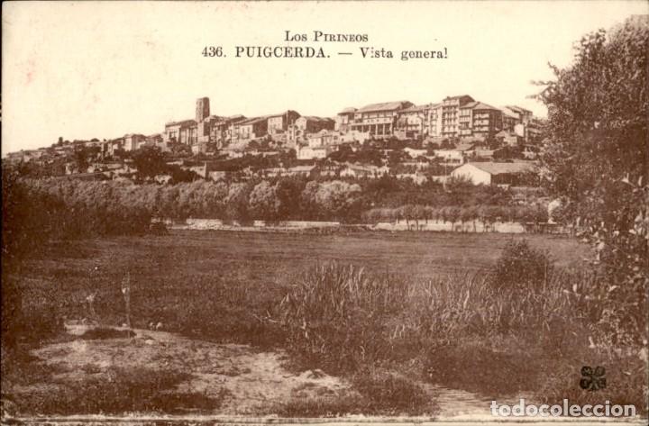 Postales: Puigcerda &ndash; Pirineo Catalan &ndash; Vista General  - 14 x 9 cms - Circulada