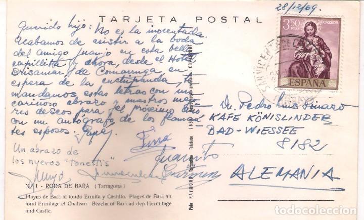 Postales: POSTAL N&ordm; 1 RODA DE BAR&Aacute; - TARRAGONA - - Foto 2