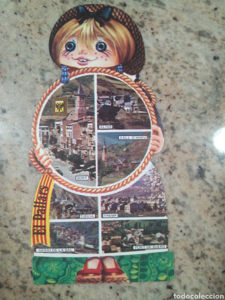 Postales: Tarjeta postal troquelada el Pallars. LERIDA CATALU&Ntilde;A/ POSTALES EL ESCUDO DE ORO