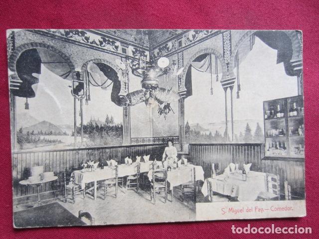 Postales: MONASTERIO DE SAN MIGUEL DE FAY - COMEDOR