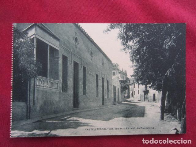 Postales: CASTELLTERSOL - CARRER DE BARCELONA - Foto 1