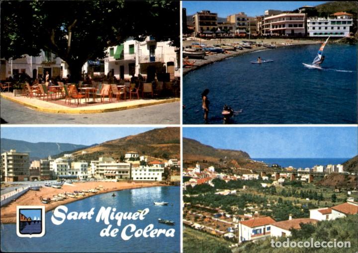 Postales: San Miguel de Colera &ndash; Costa Brava &ndash; 1985 &ndash; Circulada &ndash; Postales Internacional Color