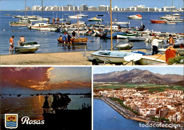 Postales: Rosas &ndash; Costa Brava &ndash; 1976 &ndash; Circulada - Foto 1
