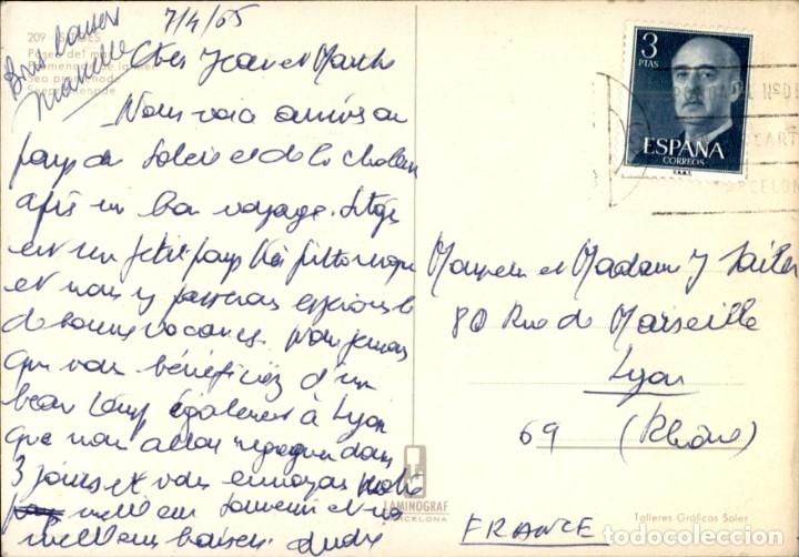 Postales: Sitges &ndash; Paseo del Mar &ndash; 1965 &ndash; Circulada - Foto 2