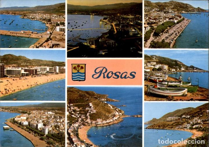 Postales: Rosas &ndash; Costa Brava &ndash; 1972 &ndash; Circulada - Foto 1