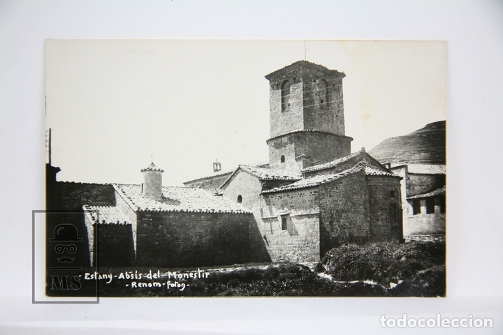 Postcards: Postal Fotogr&aacute;fica - Santa Mar&iacute;a De L' Estany, Absis Del Monestir - Foto Renom - Sin Circular