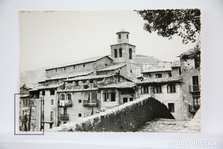 Cartoline: Postal Fotogr&aacute;fica - Pobla De Lillet, Vista Parcial - Foto Cine Luigi - Sin Circular