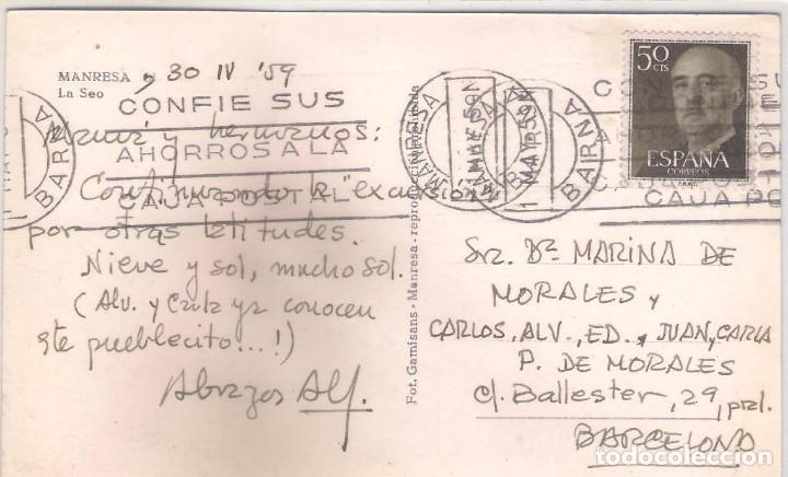 Postales: POSTAL DE MANRESA - LA SEO . - Foto 2