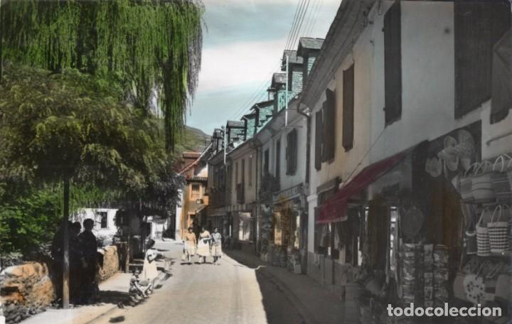 Postales: valle de aran. les. 8 calle de los ba&ntilde;os. coloreada. sicilia