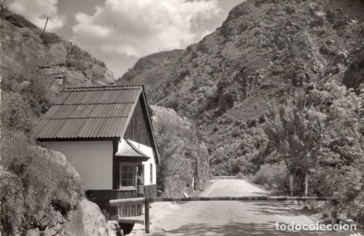 Postales: valle de aran. les. 331 frontera. oficina turismo