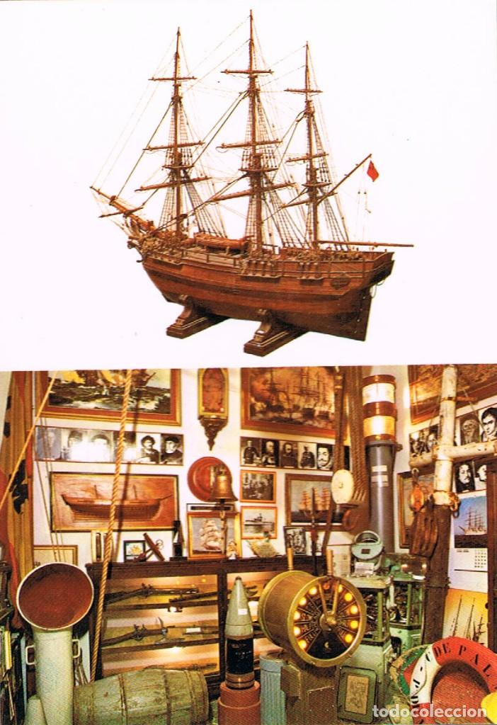 Postkarten: Villanuevo y la Geltru, Museo de curiosidades marineras Roig Toques, fragata Mounty