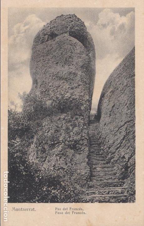 Postales: montserrat, pas del frances, barcelona - Foto 1