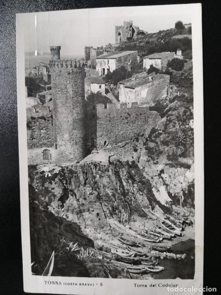 Postales: TOSSA - ANTIGUA POSTAL DE TOSSA - GERONA - COSTA BRAVA TORRA DEL CODOLAR - ESCRITA - Foto 1