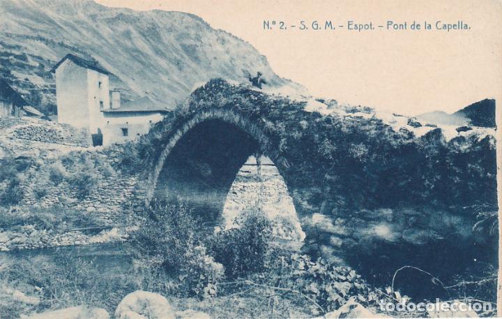 Postales: s.g.m. espot, pont de la capella, lerida