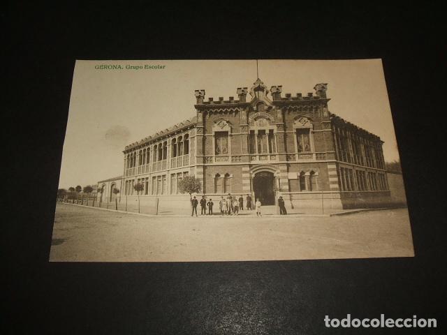 Postales: GERONA GRUPO ESCOLAR - Foto 1