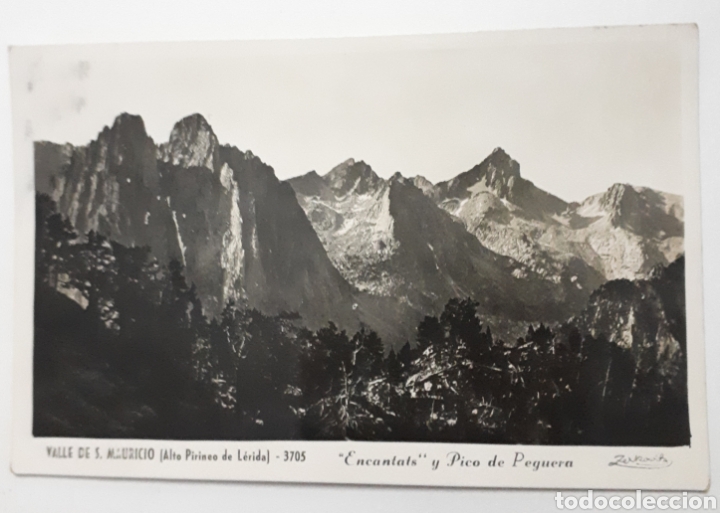 Postales: VALLE DE S. MAURICIO (Alto Pirineo de L&eacute;rida) Encantats y Pico de Peguera.