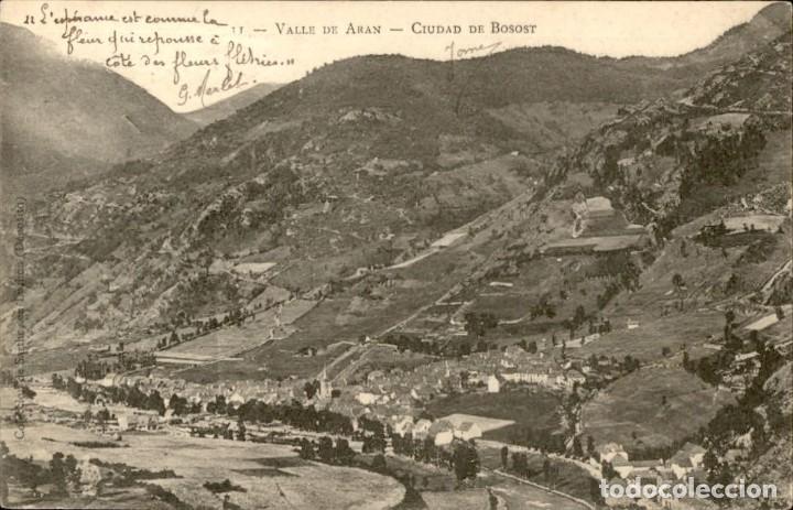 Postales: 11 &ndash; Valle de Aran &ndash; Ciudad de Bosost &ndash; Sin dividir - Escrita