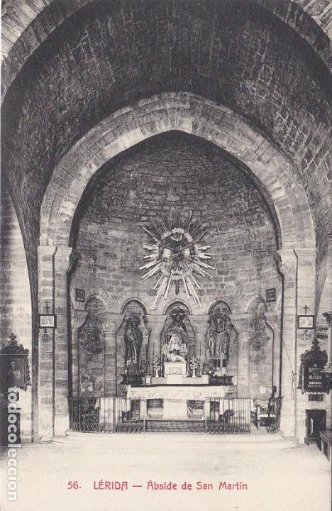 Postales: lerida, abside de san martin - Foto 1