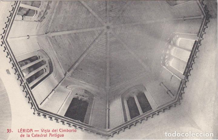 Postales: lerida, vista del cimborio de la catedral antigua