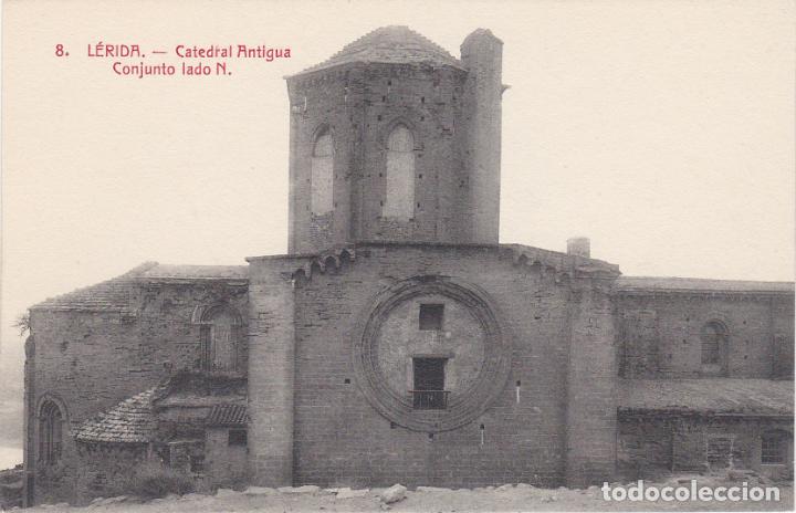 Postales: lerida, catedral antigua, conjunto lado n.