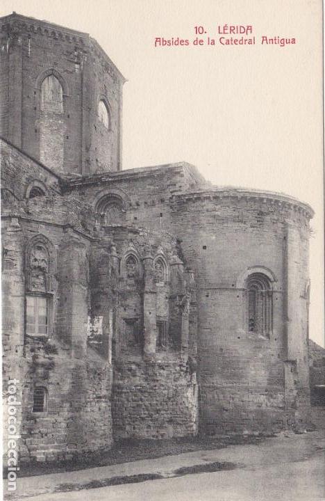 Postales: lerida, absides de la catedral antigua