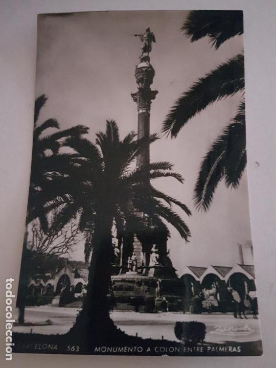 Postales: BARCELONA MONUMENTO A COLON - Foto 1