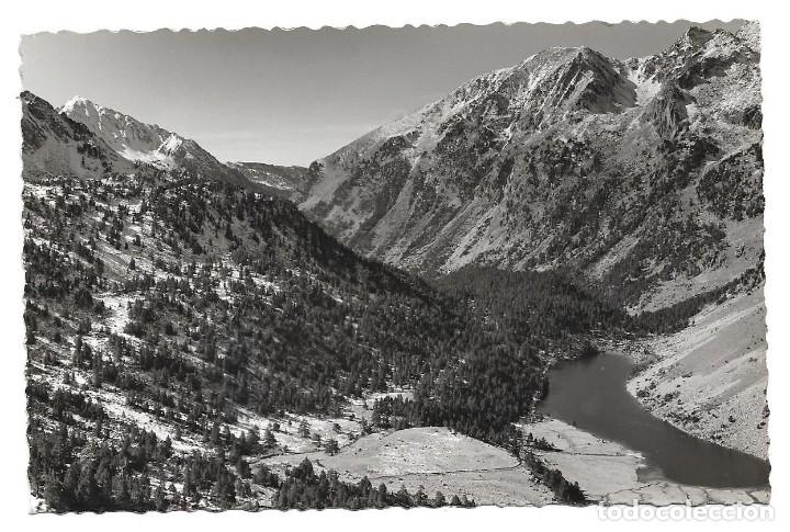 Postales: VALLE DE BOHI N&ordm; 419 LAGO LLONG, DESDE LA CARRETERA PORTARR&Oacute; .- EDI. OFI. TURISMO