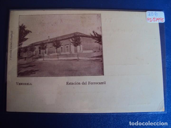 Postkarten: (PS-57995)POSTAL DE VENDRELL-ESTACION DEL FERROCARRIL
