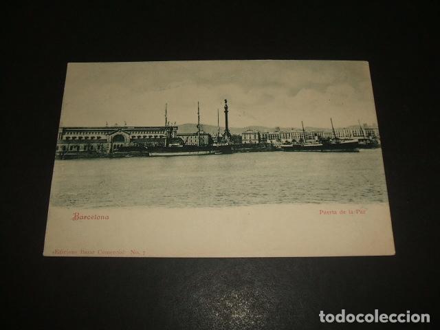 Postales: BARCELONA PUERTA DE LA PAZ - Foto 1