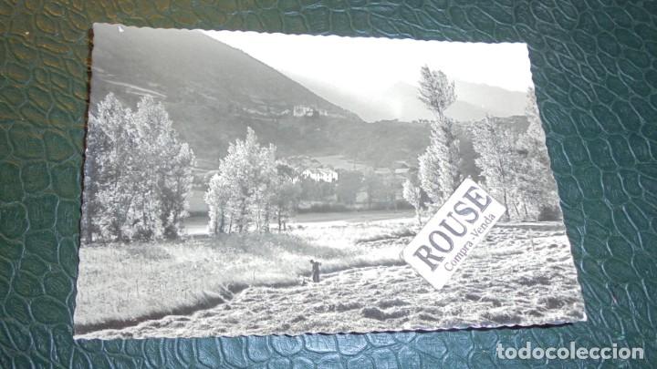 Postales: 139 - VALLE DE CARDOS ( LERIDA ) PAISAJE DE RIBERA DE CARD&Oacute;S Y SURRI CIRCULADA 1957 - 15X10 CM.