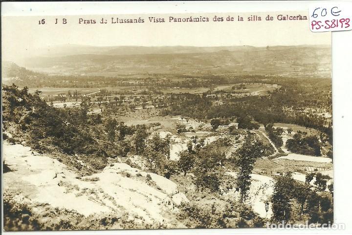 Postkarten: (PS-58193)POSTAL FOTOGRAFICA DE PRATS DE LLUSSANES-VISTA PANORAMICA DES DE LA SILLA DE GALCERAN