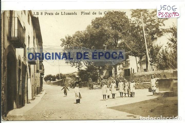 Postkarten: (PS-58190)POSTAL FOTOGRAFICA DE PRATS DE LLUSSANES-FINAL DE LA CALLE MAYOR