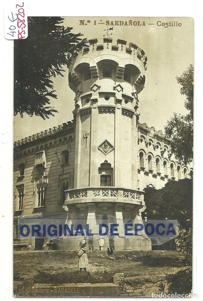 Postkarten: (PS-58202)POSTAL FOTOGRAFICA DE SARDA&Ntilde;OLA-SARDANYOLA-CASTILLO.J.OBRADORS
