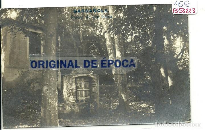 Postcards: (PS-58223)POSTAL FOTOGRAFICA DE SARDA&Ntilde;OLA-SARDANYOLA-FUENTE DE CAN TIANA