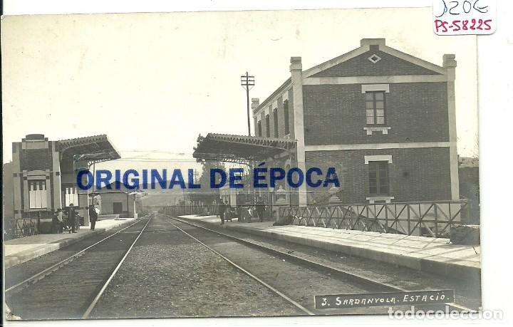 Postcards: (PS-58225)POSTAL FOTOGRAFICA DE SARDA&Ntilde;OLA-SARDANYOLA-ESTACIO