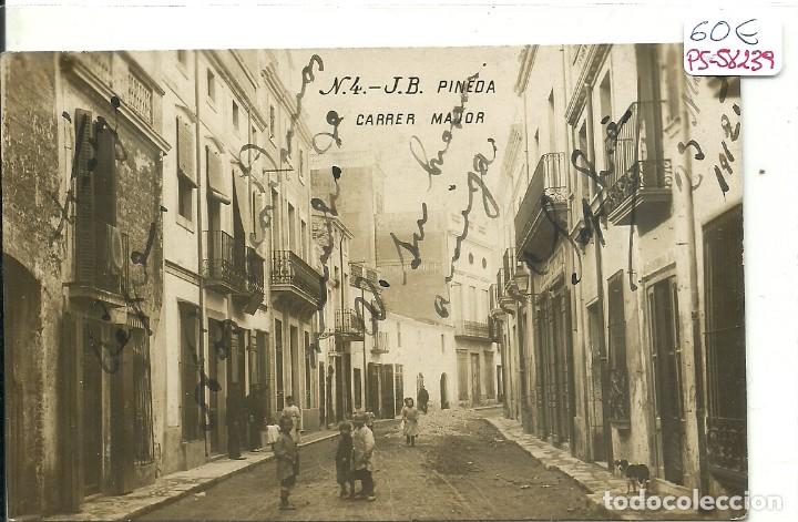 Postcards: (PS-58239)POSTAL FOTOGRAFICA DE PINEDA-CALLE MAJOR.J.B.