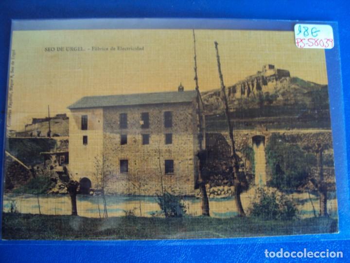 Postales: (PS-58039)POSTAL DE SEO DE URGEL-FABRICA ELECTRICIDAD