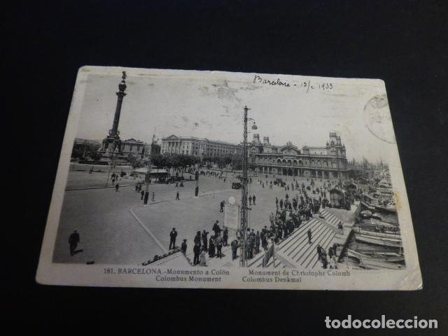 Postales: MONUMENTO A COLON, BARCELONA, - Foto 1