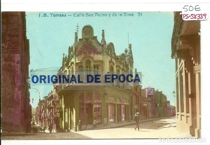 Postkarten: (PS-58339)POSTAL FOTOGRAFICA DE TARRASA-CALLE SAN PEDRO Y DE LA RASA.J.B.
