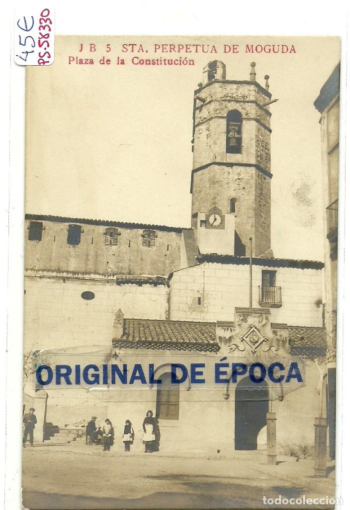 Postkarten: (PS-58330)POSTAL FOTOGRAFICA DE STA.PERPETUA DE MOGUDA-PLAZA DE LA CONSTITUCION.J.B.