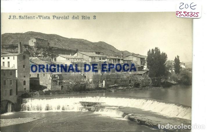 Postales: (PS-58325)POSTAL FOTOGRAFICA DE SALLENT-VISTA PARCIAL DEL RIU.J.B.