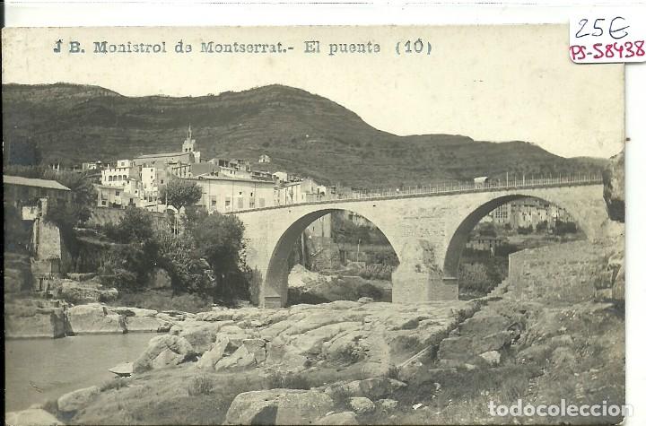Postkarten: (PS-58438)POSTAL FOTOGRAFICA DE MONISTROL DE MONTSERRAT-EL PUENTE.J.B.