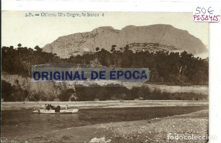 Postkarten: (PS-58425)POSTAL FOTOGRAFICA DE OLIANA-RIO SEGRE,LA BARCA.J.B.