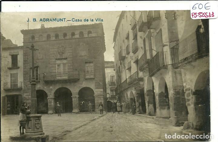 Postkarten: (PS-58511)POSTAL FOTOGRAFICA DE AGRAMUNT-CASA DE LA VILA.J.B.
