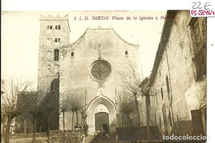 Postcards: (PS-58464)POSTAL FOTOGRAFICA DE BREDA-PLAZA DE LA IGLESIA Y MERCADO.J.B.